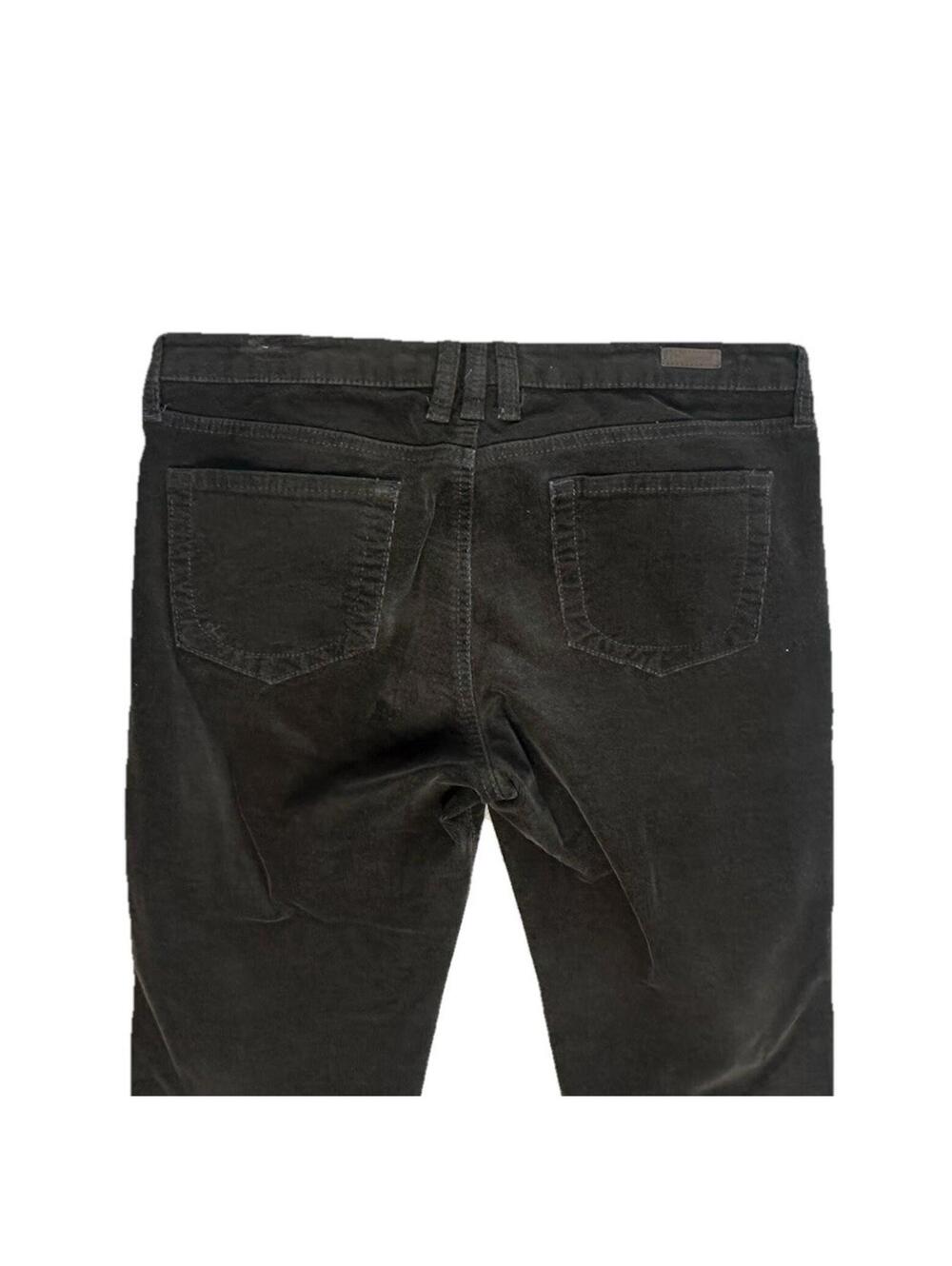 KUT from the Kloth Womens 10 Brown Zip Fly Diana Stretch Corduroy Skinny Pants - Picture 4 of 8